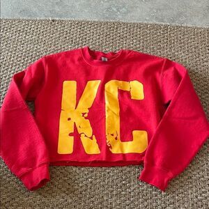 Gildan Red and Yellow KC Sweatshirt